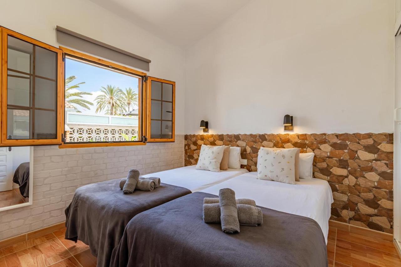 Canarian Holiday Home - Private Bungalow In Playa Del Ingles 马斯帕洛马斯 外观 照片